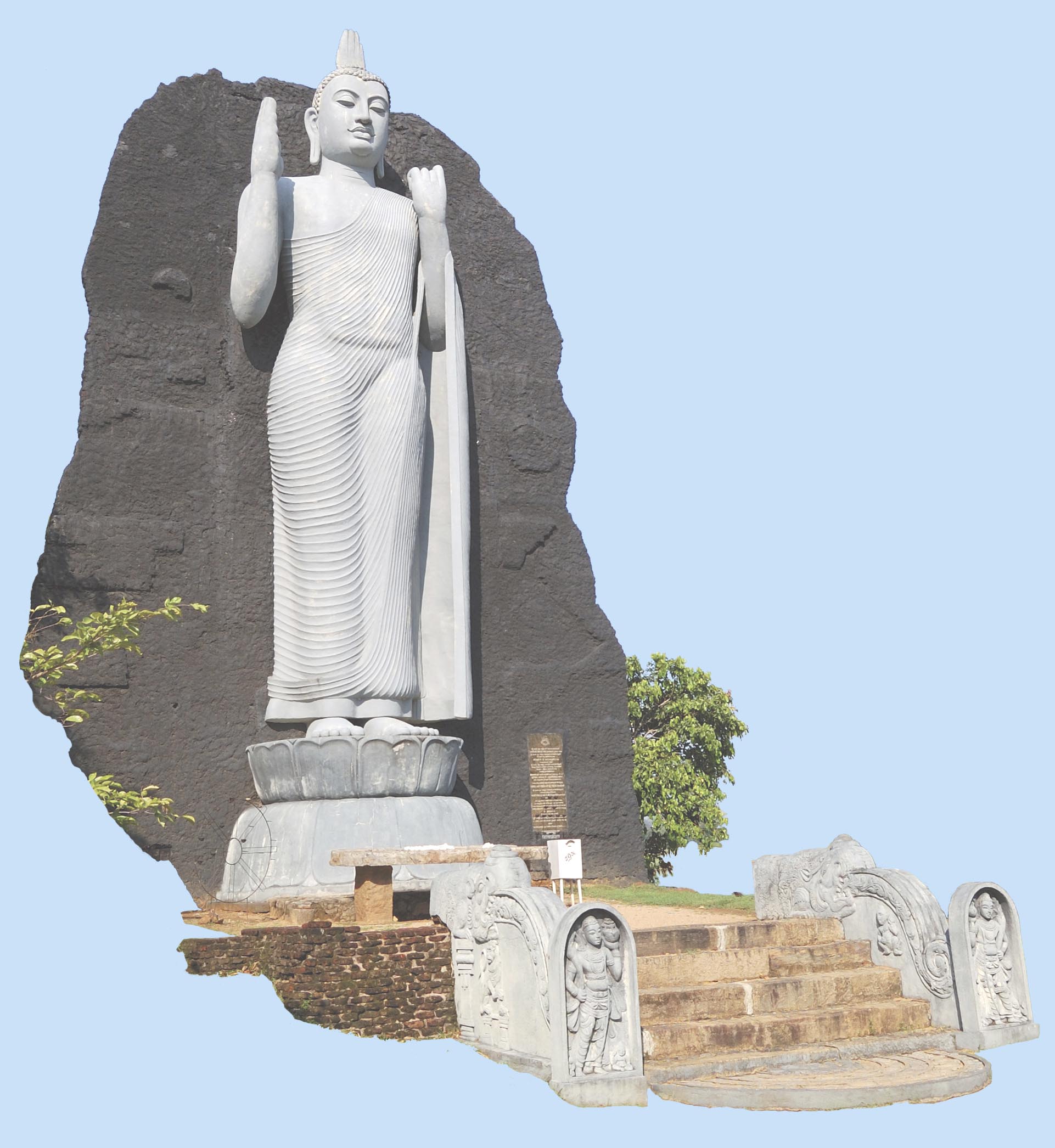 Stone Buddha Rupa